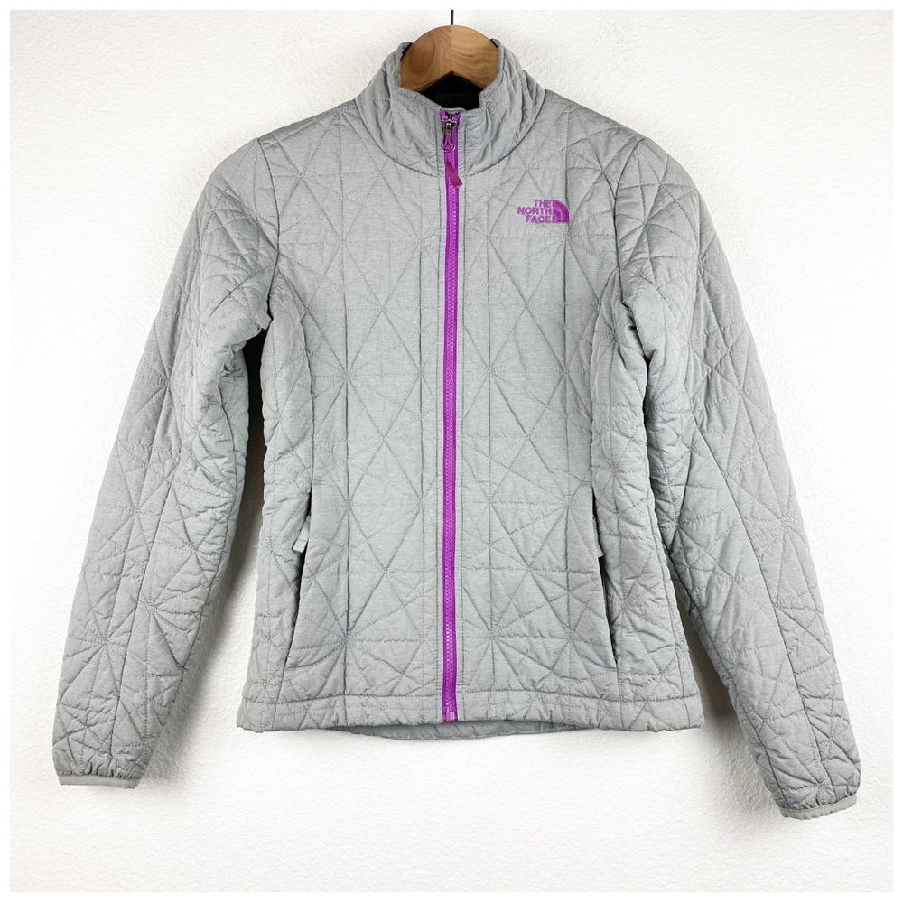The North Face Tamburello Gray Quilted Jacket Size XS
